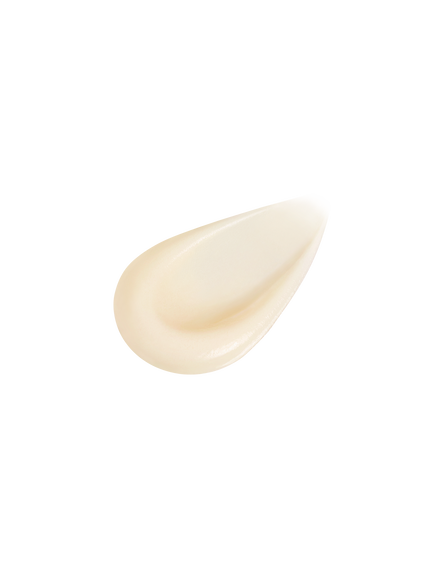 A photo of a jar of RESTORATIVE CREAM SUPREME
						featuring a metallic gold-to-silver gradient, shown with the lid off and a
						swirl of cream visible. SIZE: 50mL