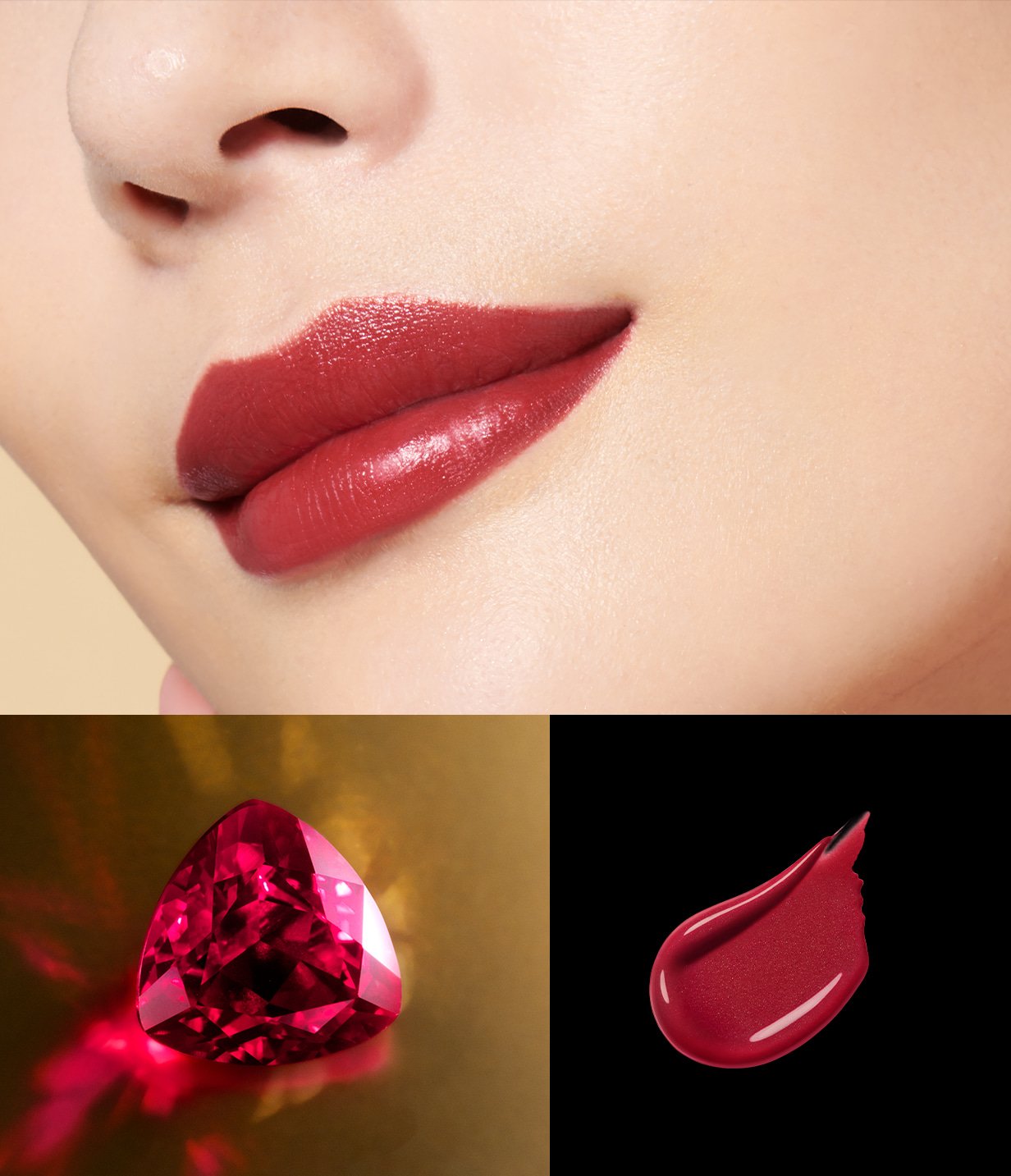 3 Dynamic Rubyのイメージ宝石、テクスチャ、塗布イメージ