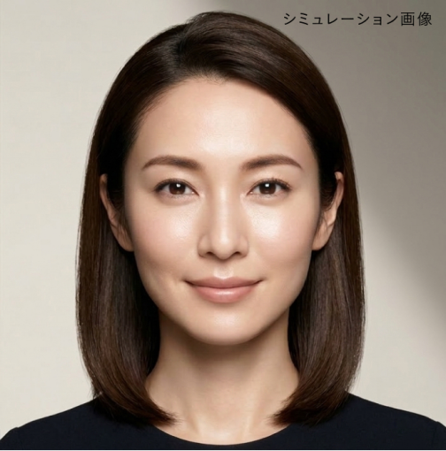 光が放つようなつやがある肌